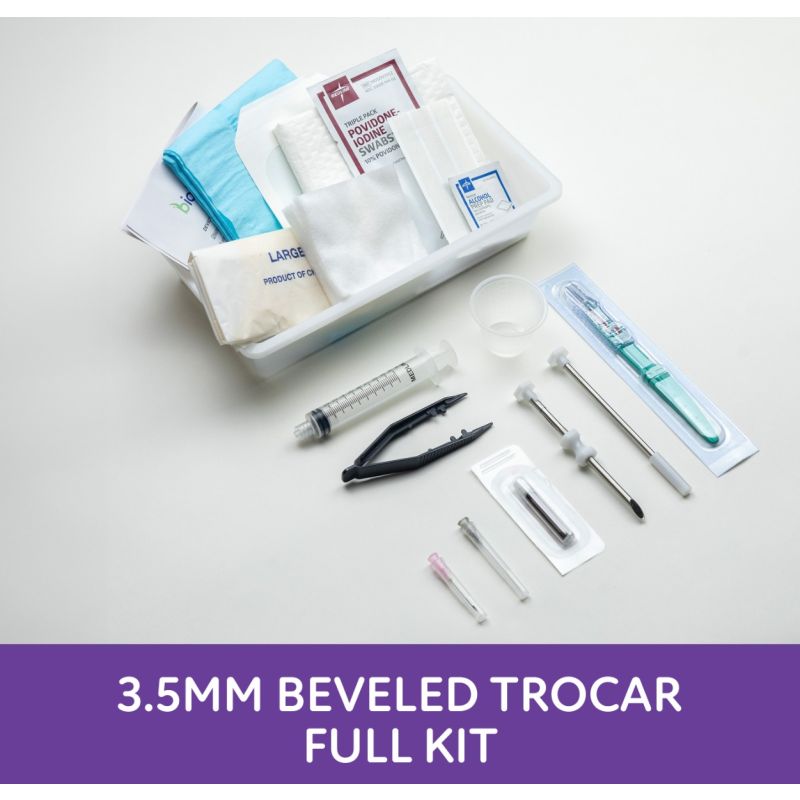 Biote Method 3.5mm Beveled Tip Trocar Full Kit