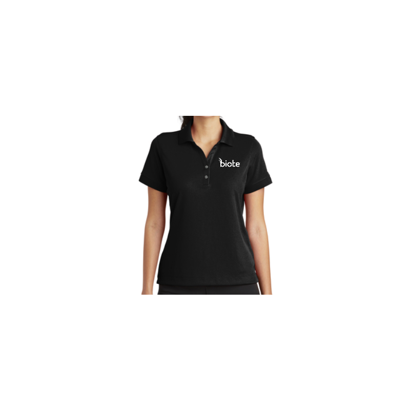 Biote (Ladies) Polo Shirt - Black