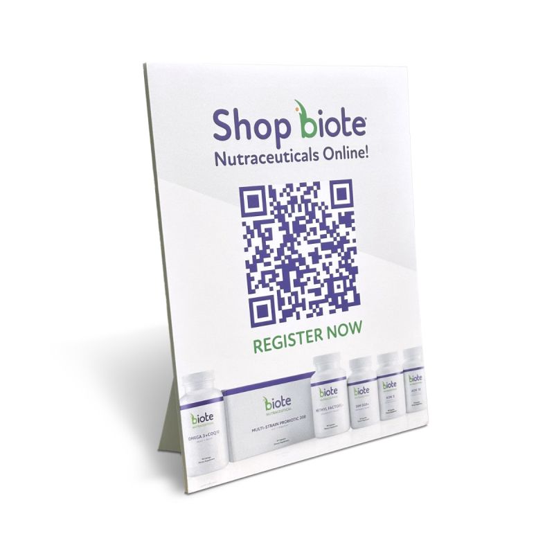 Tabletop Sign – Online Store Registration (8.5” x 11”)