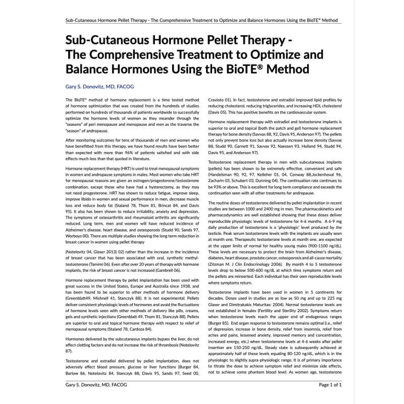 Dr. Donovitz Studies (1 Pack)