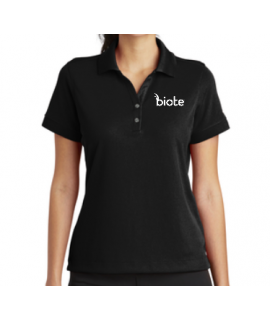 Biote (Ladies) Polo Shirt - Black
