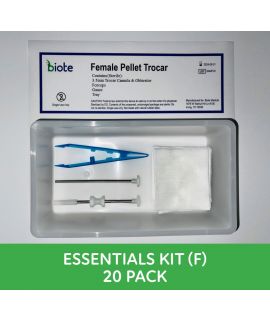Biote Method Female Disposable Trocar Essentials Kit – (Pack of 20 Kits)