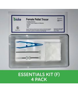 Biote Method Female Disposable Trocar Essentials Kit – (Pack of 4 Kits)