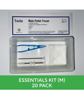 Biote Method Male Disposable Trocar Essentials Kit – (Pack of 20 Kits)
