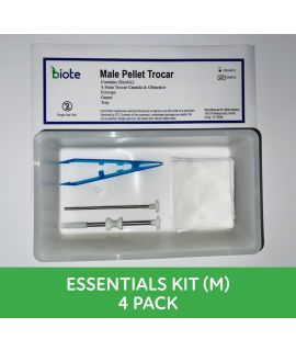 Biote Method Male Disposable Trocar Essentials Kit – (Pack of 4 Kits)