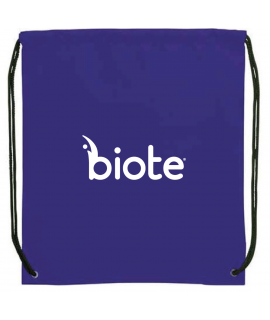 Drawstring Bag with Biote Logo (Purple)